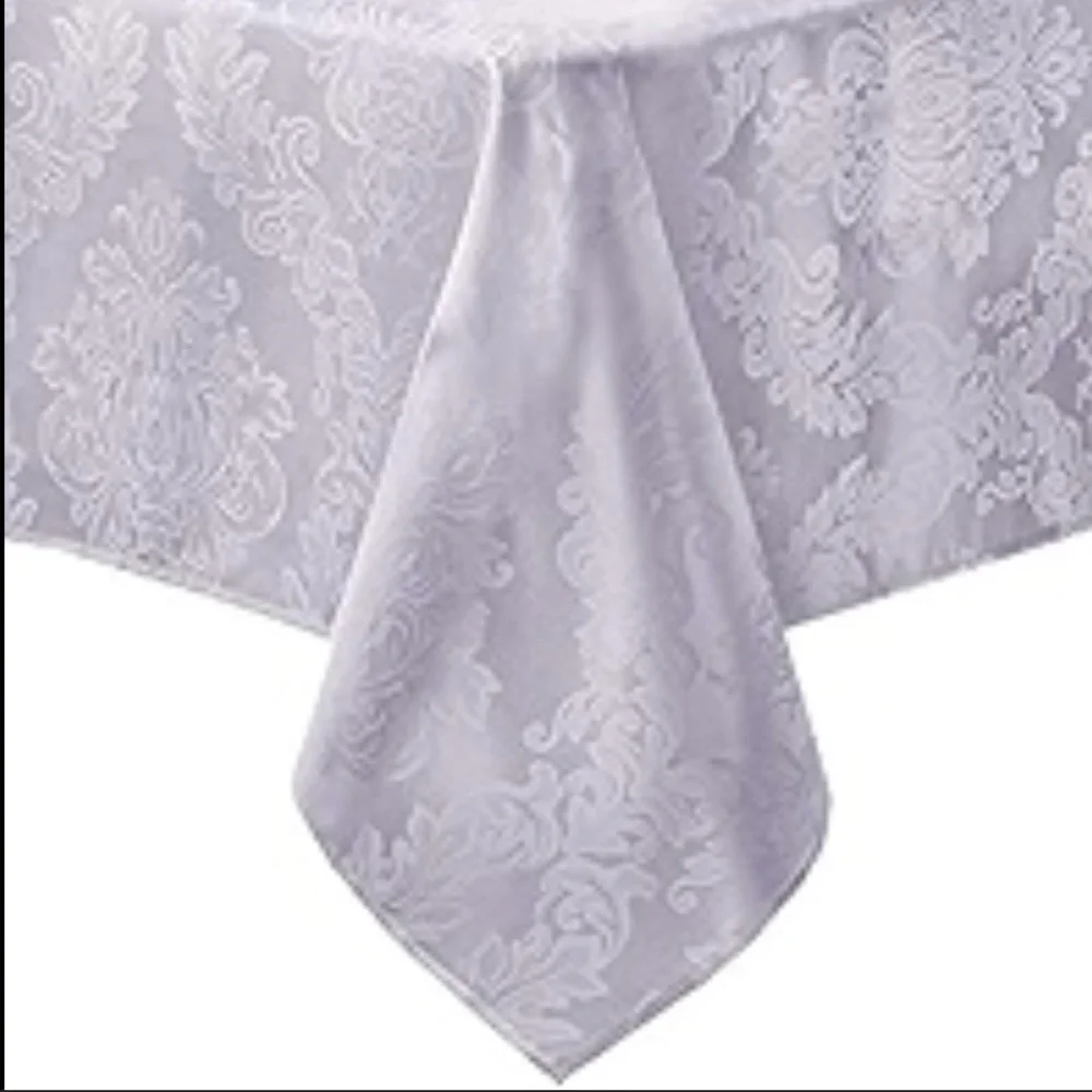 Elegant lavender Damask Tablecloth